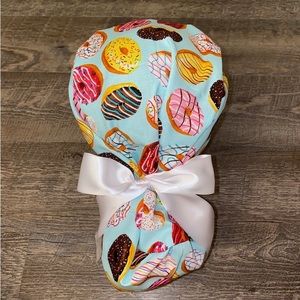 Satin lined scrub cap